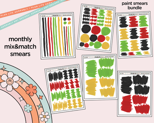 July 2025 Limited Edition Paint Smears Bundle