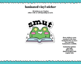 Laminated Vinyl Large Diecut Stickers-SMUT Frog