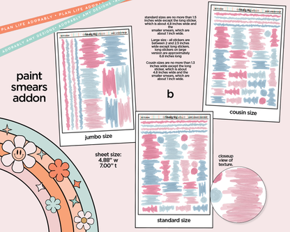 Let it Snow Weekly Kit Addons - All Sizes - Strips, Smears and More!