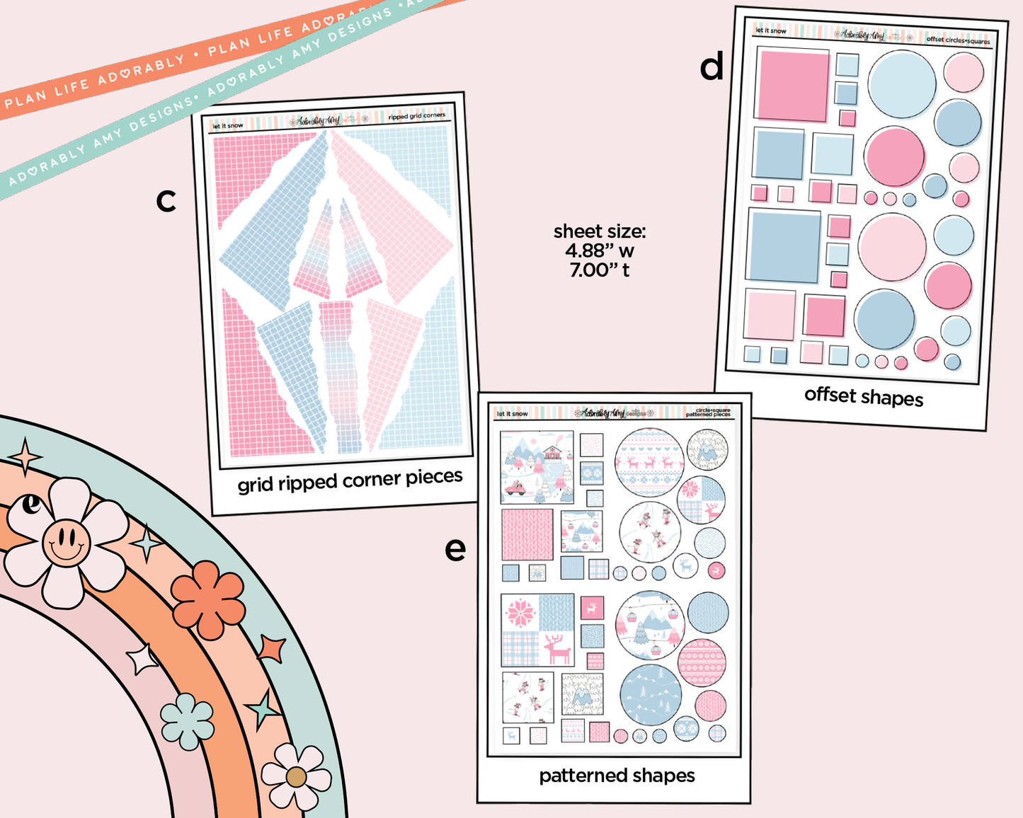 Let it Snow Weekly Kit Addons - All Sizes - Strips, Smears and More!