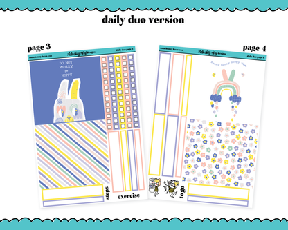 Daily Duo Somebunny Loves You Weekly Planner Sticker Kit for Daily Duo Planner