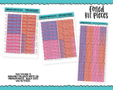 Foiled Spooky Trick or Treat Headers or Long Strips Planner Stickers for any Planner or Insert