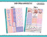Hobonichi Cousin Monthly Pick Your Month Spooky Trick or Treat Pastel Halloween Themed Planner Sticker Kit for Hobo Cousin or Similar Planners