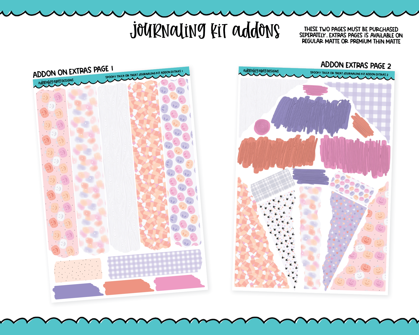 Daily/Journaling Weekly Kits – Adorably Amy Designs