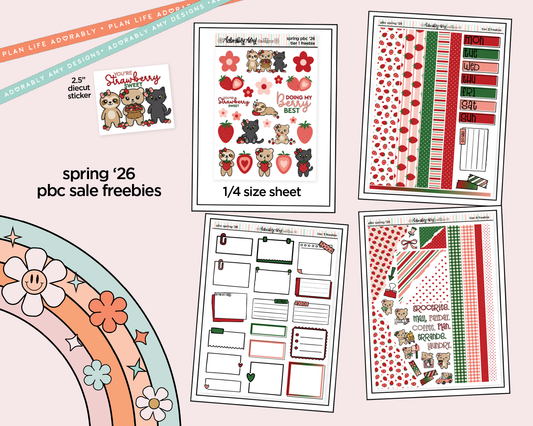 Spring 2026 PBC Sale Freebies