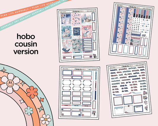 Hobonichi Cousin Weekly Starry Night Planner Sticker Kit for Hobo Cousin or Similar Planners