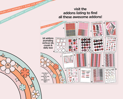 Daily Duo Stay at Home Detective Weekly Planner Sticker Kit for Daily Duo Planner