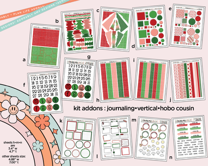 Strawberry Sweet Weekly Kit Addons - All Sizes - Strips, Smears and More! - Adorably Amy Designs
