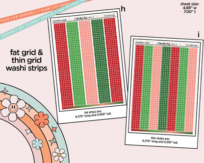 Strawberry Sweet Weekly Kit Addons - All Sizes - Strips, Smears and More! - Adorably Amy Designs