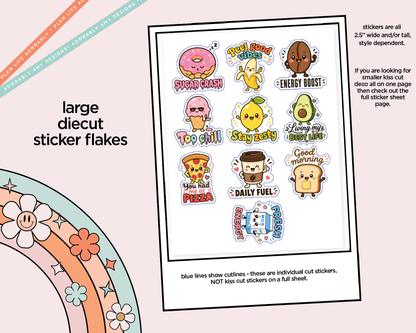 Sugar Crash Kawaii Deco Samplers in 3 Sizes Decorative Planner Stickers