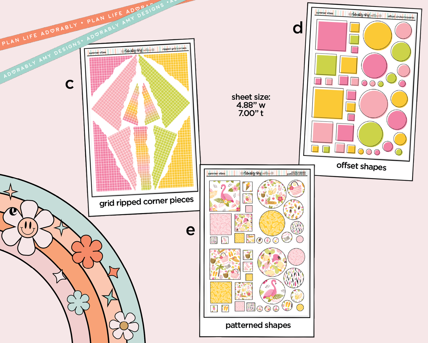 Summer Vibes Weekly Kit Addons - All Sizes - Strips, Smears and More!