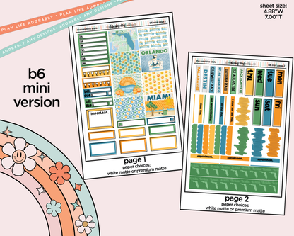 Mini B6 Sunshine State Sticker Kit sized for ANY Vertical Insert