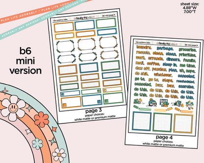 Mini B6 Sunshine State Sticker Kit sized for ANY Vertical Insert