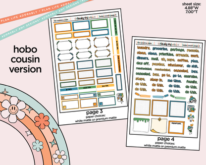 Hobonichi Cousin Weekly Sunshine State Planner Sticker Kit for Hobo Cousin or Similar Planners
