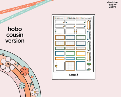 Hobonichi Cousin Weekly Sunshine State Planner Sticker Kit for Hobo Cousin or Similar Planners