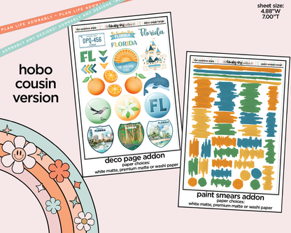 Hobonichi Cousin Weekly Sunshine State Planner Sticker Kit for Hobo Cousin or Similar Planners