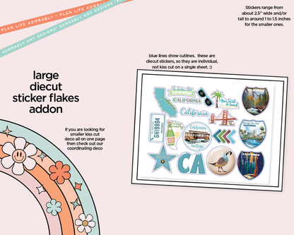 States Collection - California Dreams are Made of Sunshine Weekly Kit Deco Pages - All Sizes
