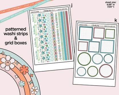 States Collection - California Dreams are Made of Sunshine Weekly Kit Addons - All Sizes - Strips, Smears and More!