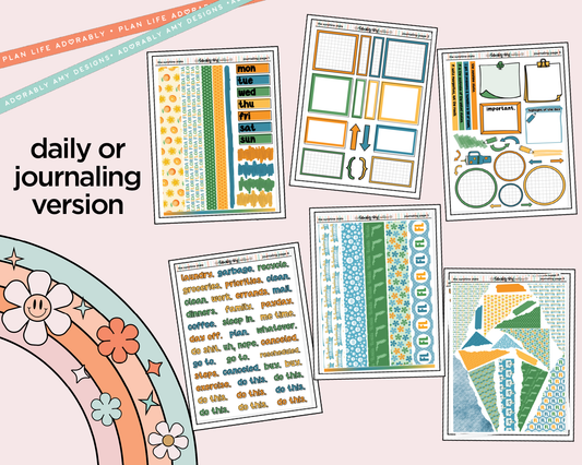 Journaling and Daily Planning Sunshine State Planner Sticker Kit