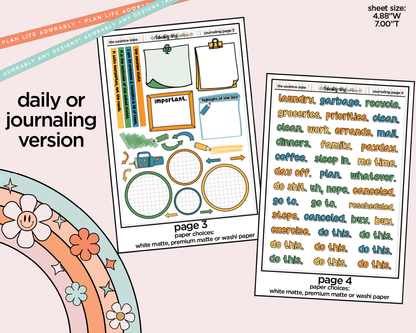 Journaling and Daily Planning Sunshine State Planner Sticker Kit