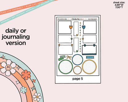 Journaling and Daily Planning States Collection - Florida Sunshine State Planner Sticker Kit