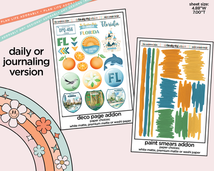 Journaling and Daily Planning Sunshine State Planner Sticker Kit