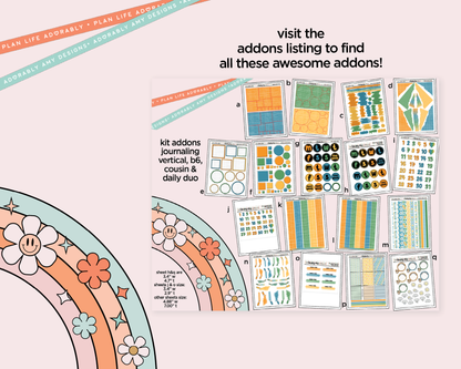 Hobonichi Cousin Weekly Sunshine State Planner Sticker Kit for Hobo Cousin or Similar Planners