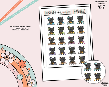Toothless Cat Taco Night Decoration Character Planner Stickers
