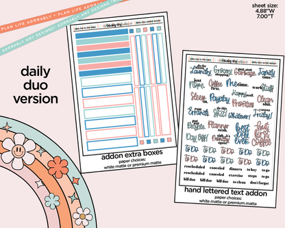 Daily Duo Take Me to the Lake Weekly Planner Sticker Kit for Daily Duo Planner