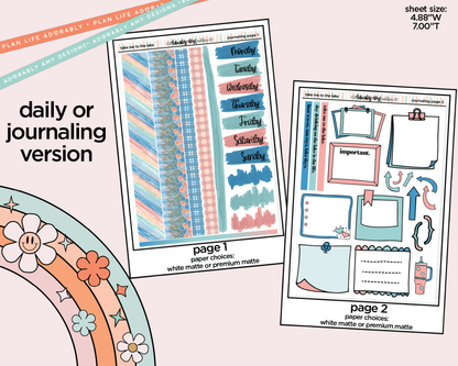 Journaling and Daily Planning Take Me to the Lake Planner Sticker Kit