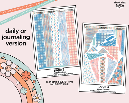 Journaling and Daily Planning Take Me to the Lake Planner Sticker Kit