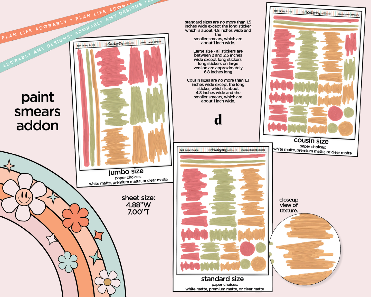 Talk Turkey to Me Weekly Kit Addons - All Sizes - Deco, Smears and More!