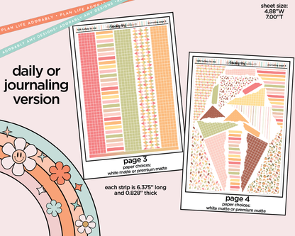 Journaling and Daily Planning Talk Turkey to Me Planner Sticker Kit