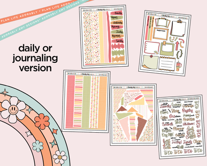 Journaling and Daily Planning Talk Turkey to Me Planner Sticker Kit