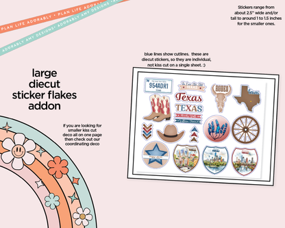 States Collection - Don't Mess With Texas Weekly Kit Deco Pages - All Sizes - Adorably Amy Designs