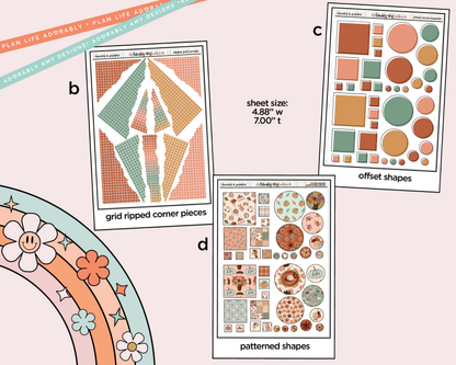 Thankful & Grateful Weekly Kit Addons - All Sizes - Strips, Smears and More! - Adorably Amy Designs