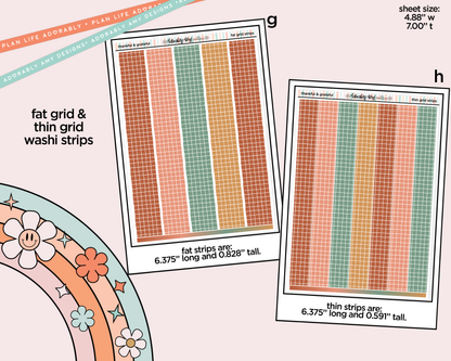 Thankful & Grateful Weekly Kit Addons - All Sizes - Strips, Smears and More! - Adorably Amy Designs