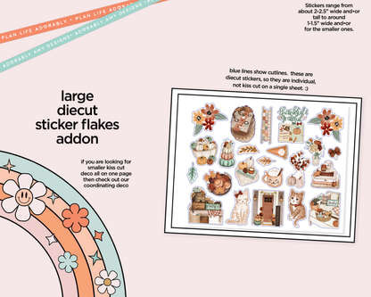 Journaling and Daily Planning Thankful & Grateful Planner Sticker Kit - Adorably Amy Designs