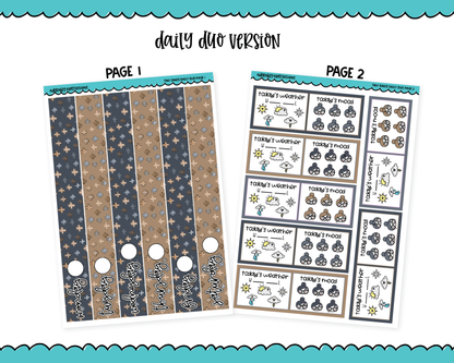 Daily Duo Tiny Dinos Themed Weekly Planner Sticker Kit for Daily Duo Planner
