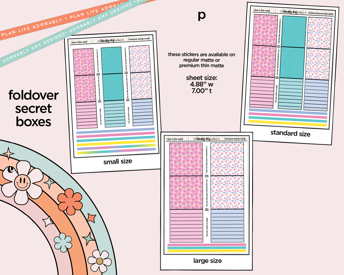 Toes in the Sand Book in My Hand Weekly Kit Addons - All Sizes - Strips, Smears and More!