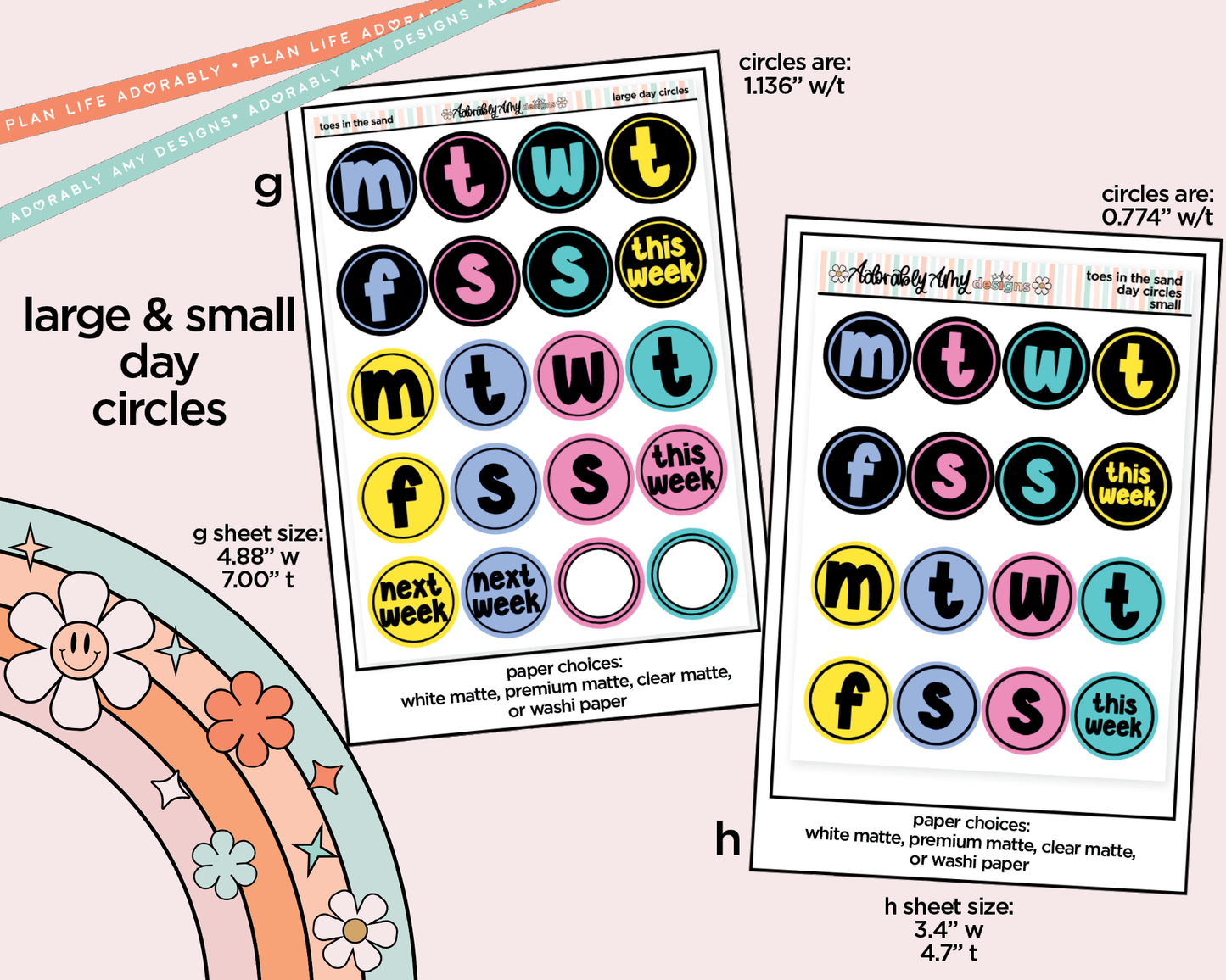 Toes in the Sand Book in My Hand Weekly Kit Addons - All Sizes - Strips, Smears and More!