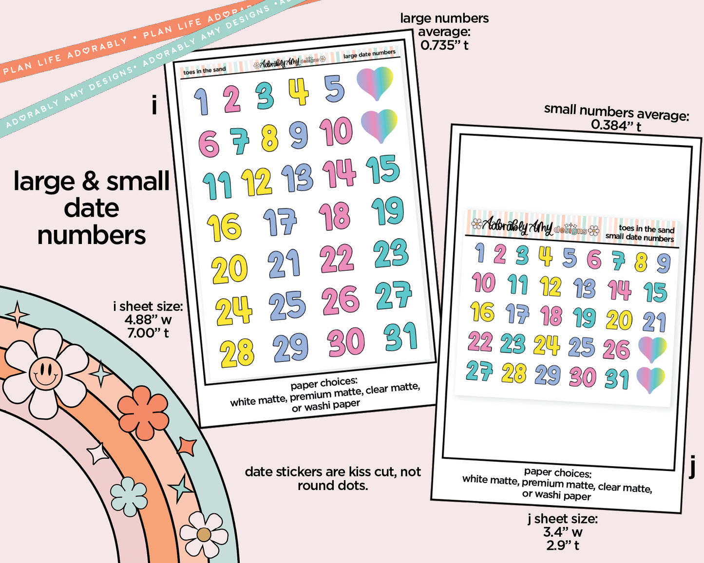 Toes in the Sand Book in My Hand Weekly Kit Addons - All Sizes - Strips, Smears and More!