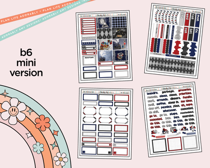 Mini B6 The Christmas Train Sticker Kit sized for ANY Vertical Insert
