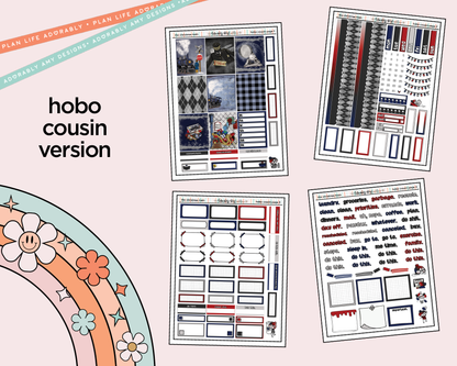 Hobonichi Cousin Weekly The Christmas Train Planner Sticker Kit for Hobo Cousin or Similar Planners