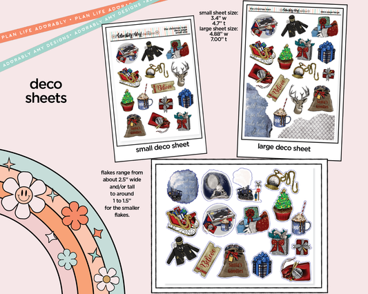 The Christmas Train Weekly Kit Deco Pages - All Sizes