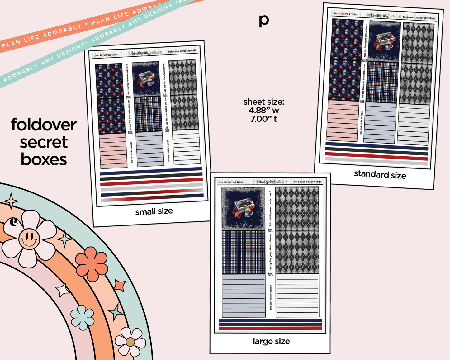 The Christmas Train Weekly Kit Addons - All Sizes - Strips, Smears and More!