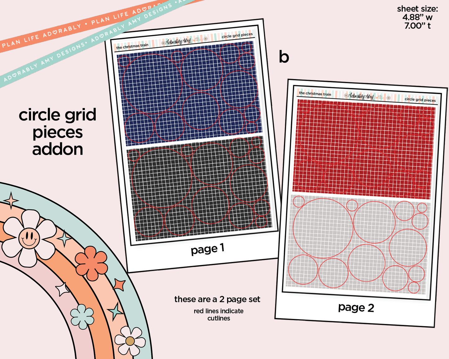 The Christmas Train Weekly Kit Addons - All Sizes - Strips, Smears and More!