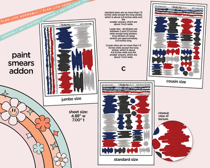 The Christmas Train Weekly Kit Addons - All Sizes - Strips, Smears and More!