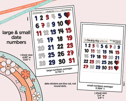 The Christmas Train Weekly Kit Addons - All Sizes - Strips, Smears and More!