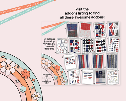 Journaling and Daily Planning The Christmas Train Planner Sticker Kit